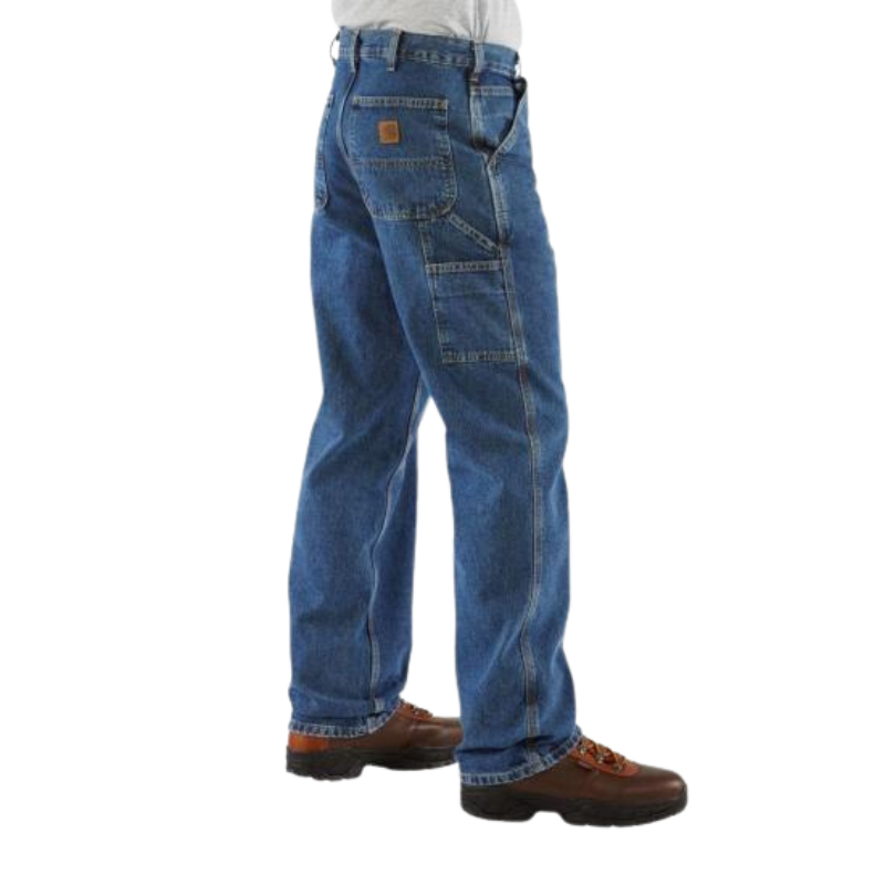 Washed Denim Work Carpenter Jeans | Deepstone