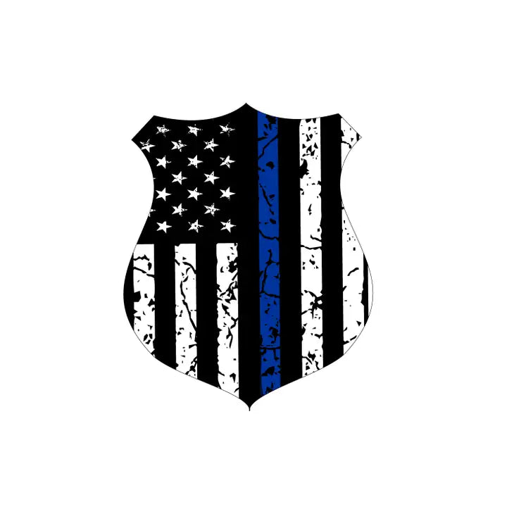 Thin Blue Line Patrol Sticker