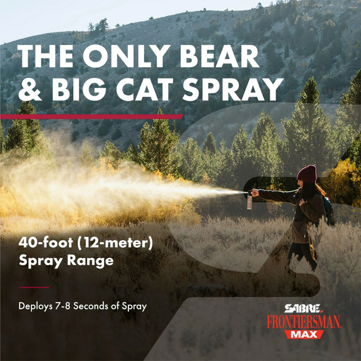 Frontiersman Max Bear Spray and Mountain Lion Spray | 7.9 oz.
