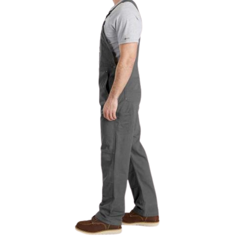 Rugged Flex Relaxed Fit Canvas Bib Overall | Dark Khaki