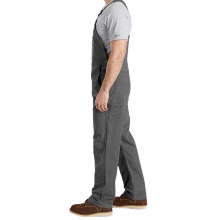 Rugged Flex Relaxed Fit Canvas Bib Overall | Dark Khaki