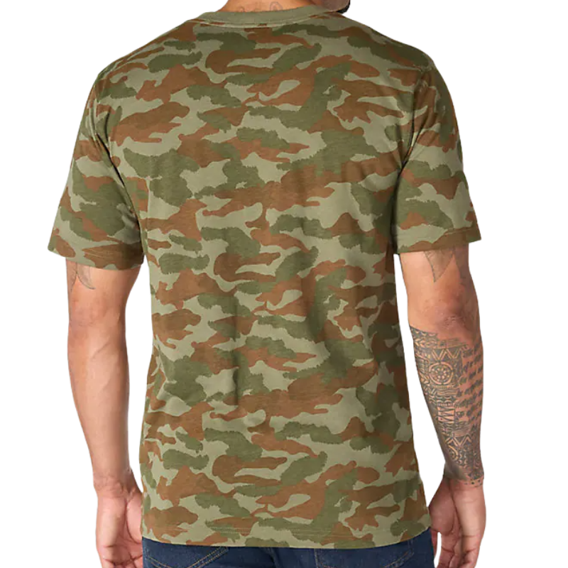 Irvine Relaxed Camo T-Shirt | Army Green Camo, Fossil Tan Camo
