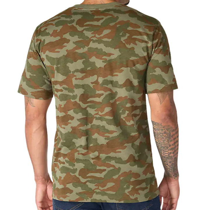 Irvine Relaxed Camo T-Shirt | Army Green Camo, Fossil Tan Camo