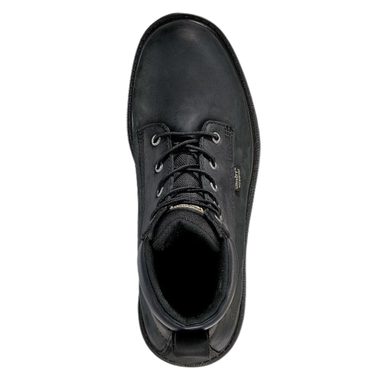 Hopkins Men's 6-inch Waterproof Leather Safety Toe Boot | Black