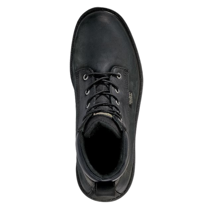 Hopkins Men's 6-inch Waterproof Leather Safety Toe Boot | Black