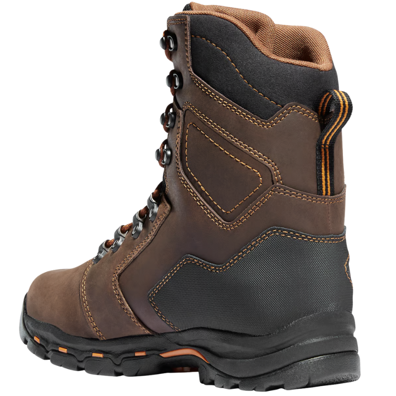 Danner Vicious 8inch Insulated 400G Safety Toe Boot | Brown/Orange
