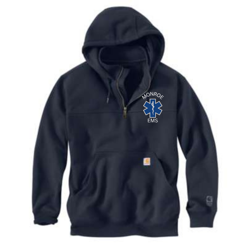 Monroe VAC Carhartt Rain Defender Hoody | Navy | Royal Logo