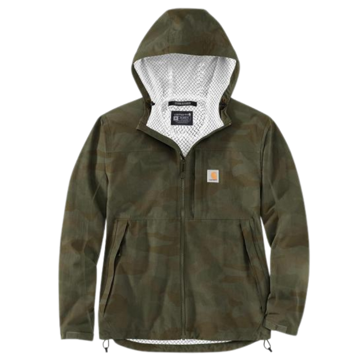 Monterey Lightweight Packable Jacket | Army Green Camo