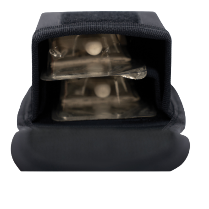 Double Narcan Nasal Spray Nylon Pouch | Black