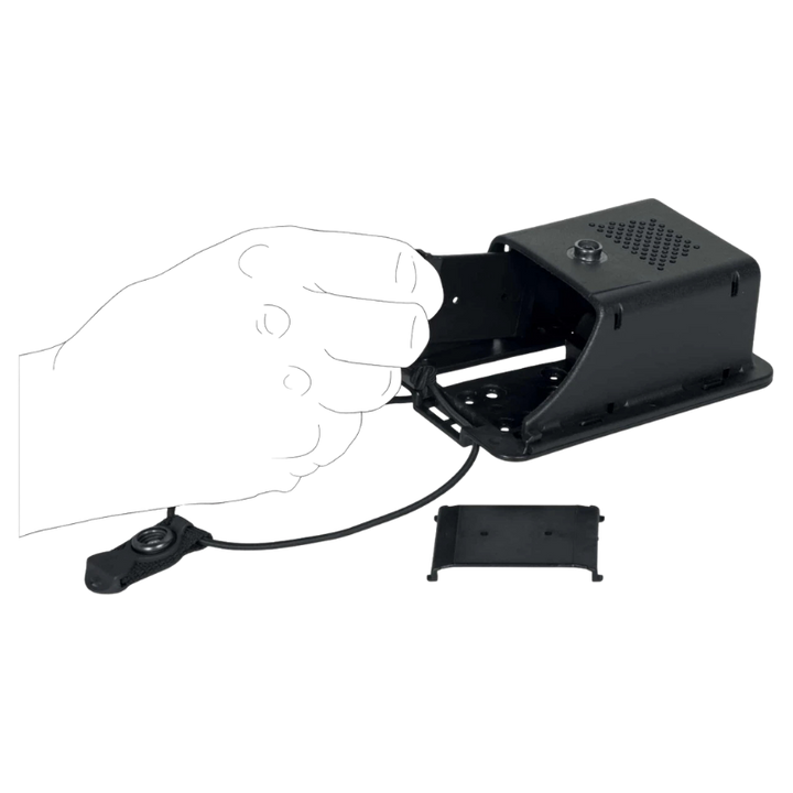Edge Radio Holder Universal Fit | Black