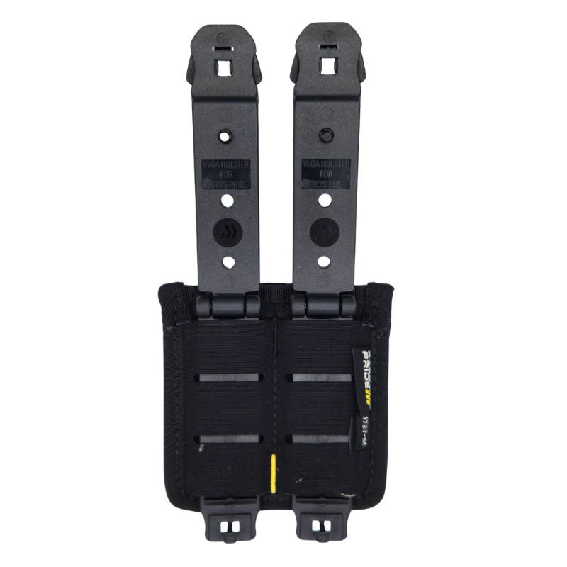 Ballistic TAC Open Double Magazine Case | Black