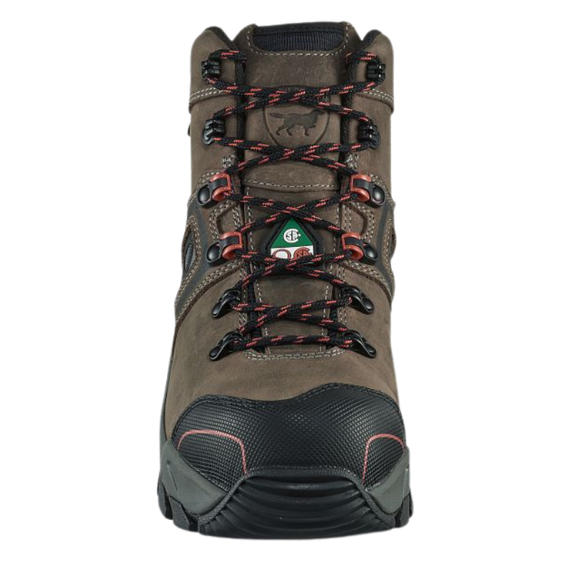 Men's Crosby 6" Waterproof Leather CSA Safety Toe Boot | Brown/Black