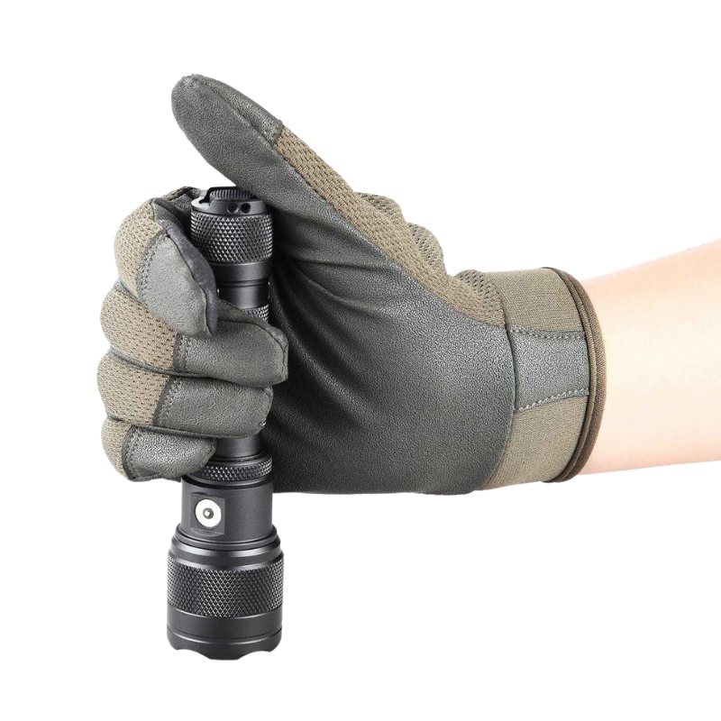 FlexBeam 1200LM Thread-Zoom Hunting Flashlight 700M Range | Black