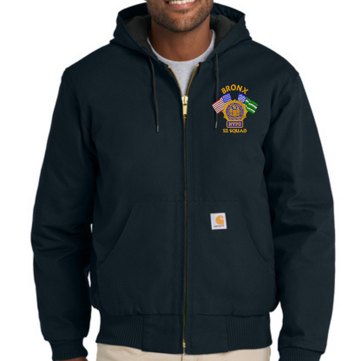 52 Squad Quilt Lined Duck Insulated Active Jacket | Black, Carhartt Brown, Navy, Grey