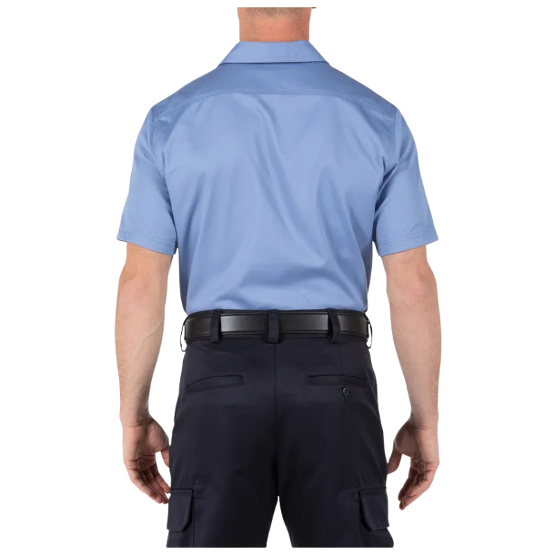 Company Short Sleeve Shirt | Fire Navy, Fire Med Blue
