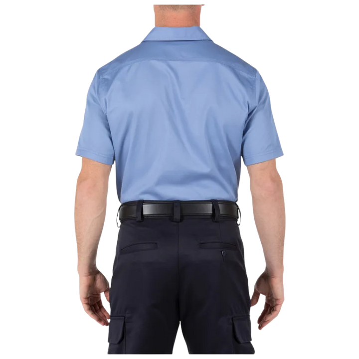 Company Short Sleeve Shirt | Fire Navy, Fire Med Blue