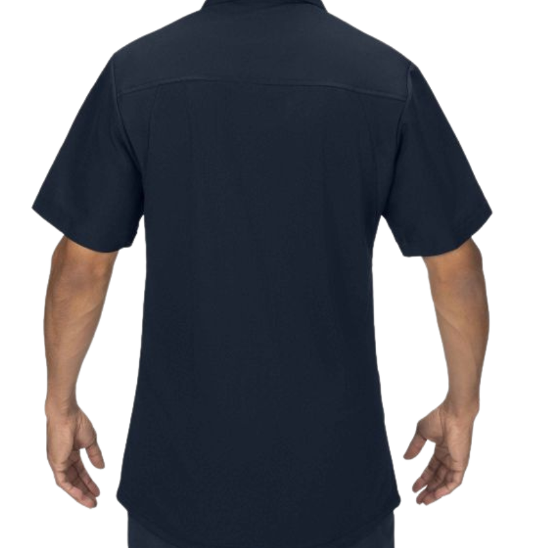 Blauer Under Carrier Short Sleeve Shirt w/ NYPD Patches | Dark Blauer Under Carrier Short Sleeve Shirt w/ NYPD Patches | Dark
