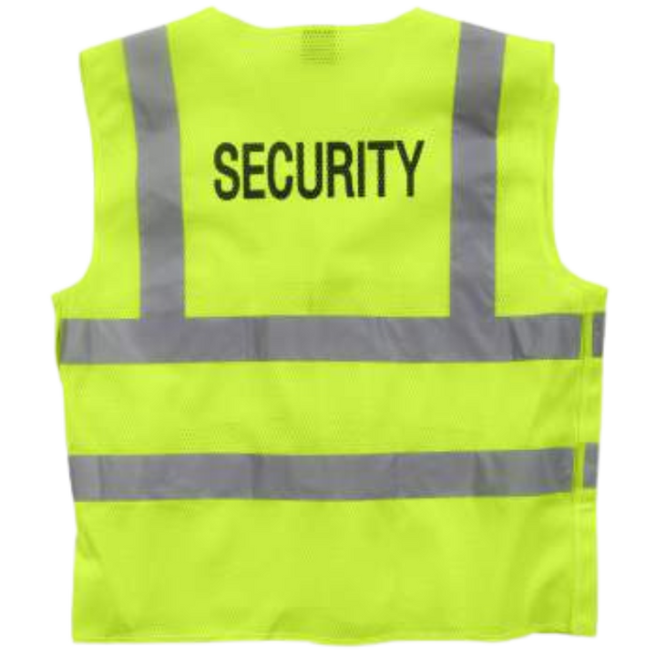 Security 5-Point Breakaway Safety Vest | Safety Green