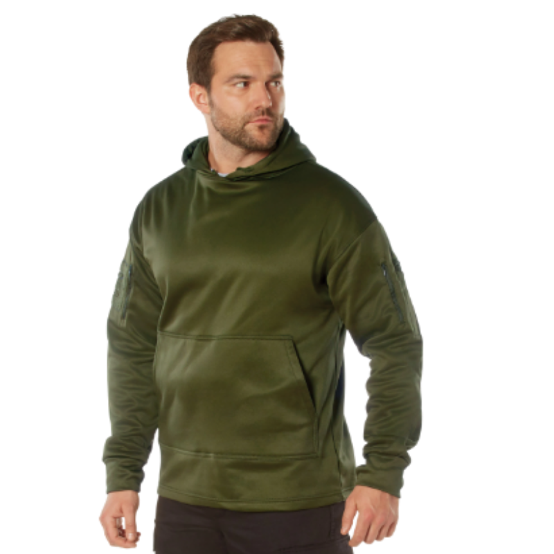 Concealed Carry Hoodie | Black, Olive Drab, Gunmetal