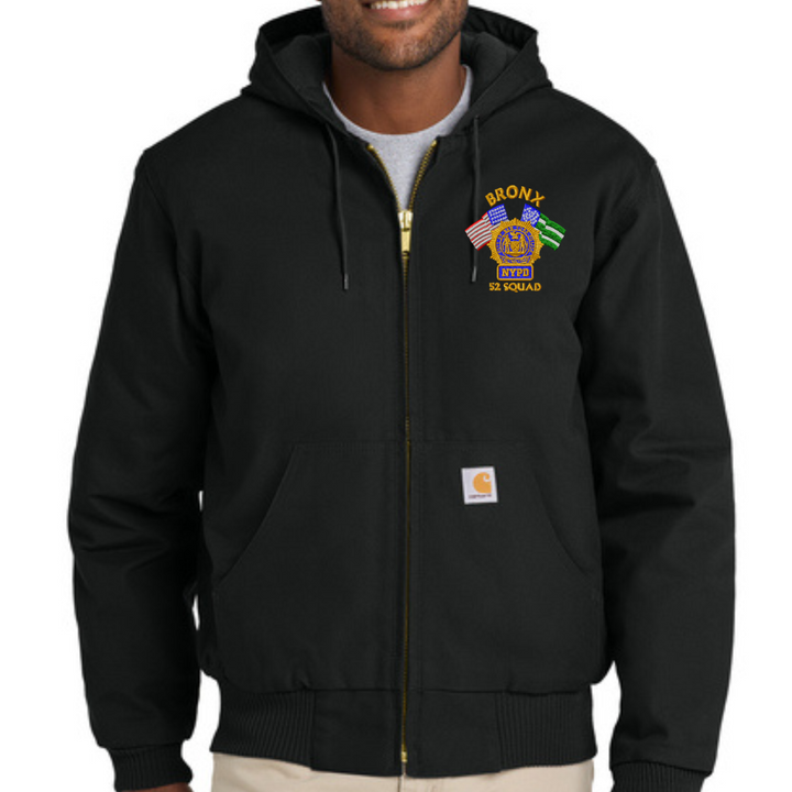 52 Squad Quilt Lined Duck Insulated Active Jacket | Black, Carhartt Brown, Navy, Grey
