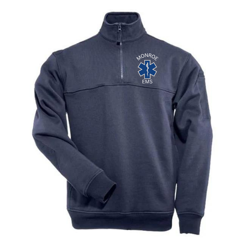 Monroe VAC 5.11 Job Shirt | Navy | Royal Logo