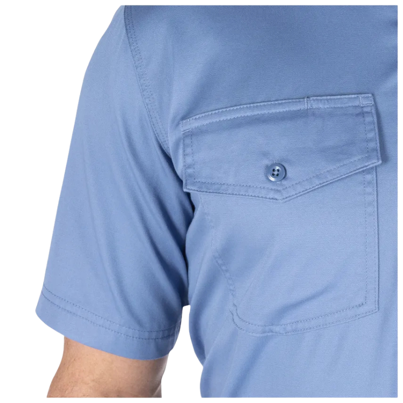 Company Short Sleeve Shirt | Fire Navy, Fire Med Blue