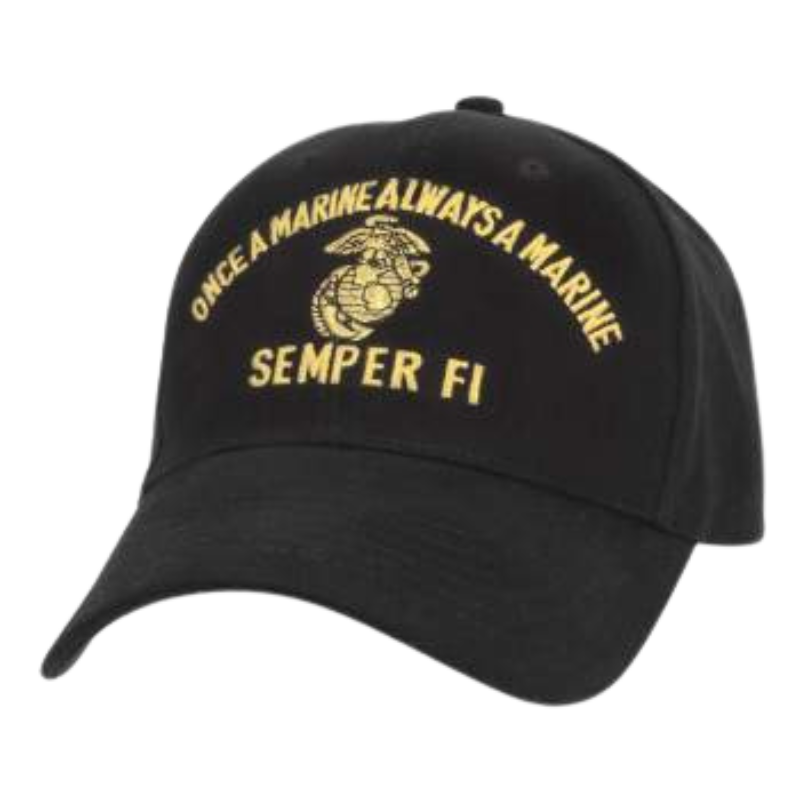 Marine Semper Fi Low Profile Cap | Black