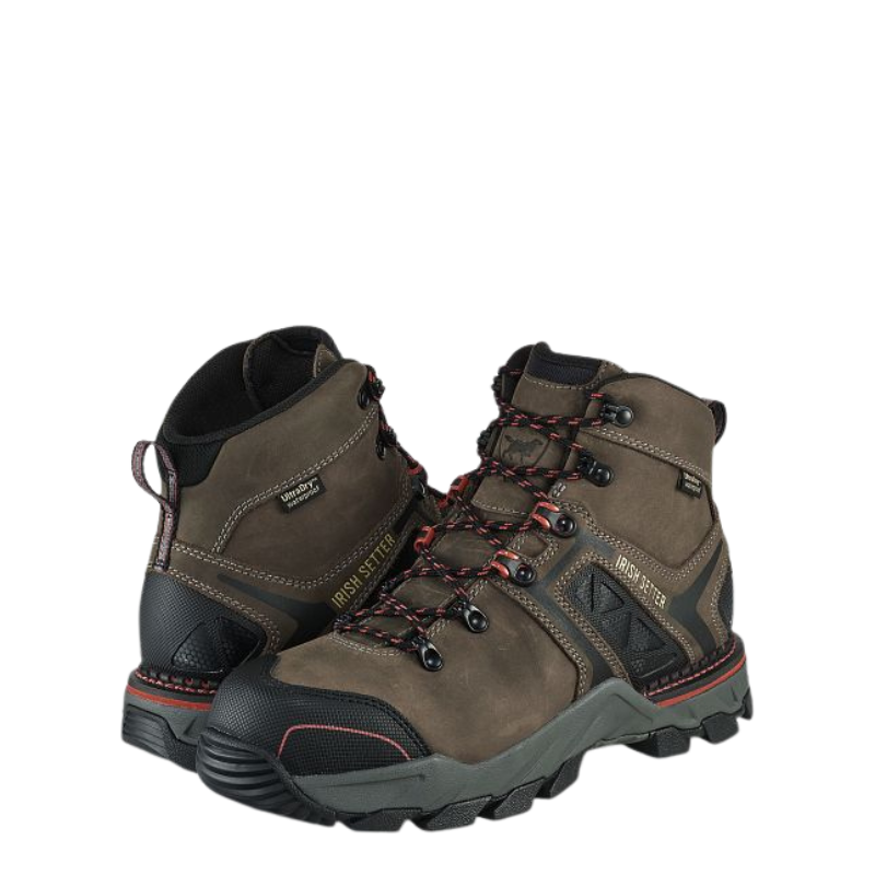 Men's Crosby 6-inch Waterproof Leather CSA Safety Toe Boot | Gray