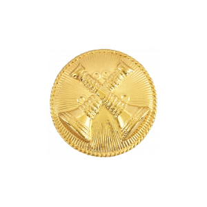 Two Crossed Bugles | Silver, Gold