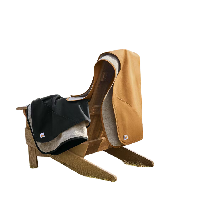 Firm Duck Sherpa-Lined Blanket | Carhartt Brown