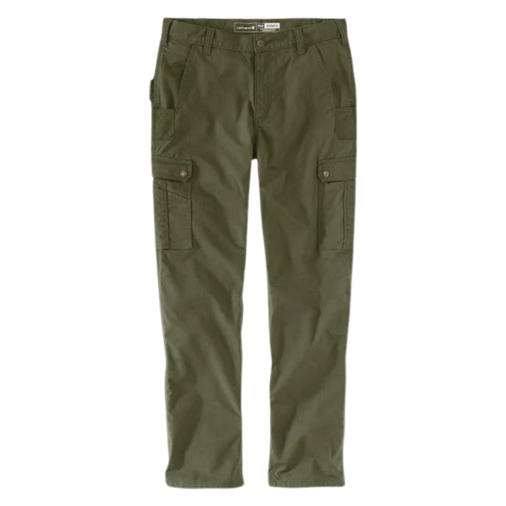 Rugged Flex Relaxed Fit Ripstop Cargo Work Pants | Basil