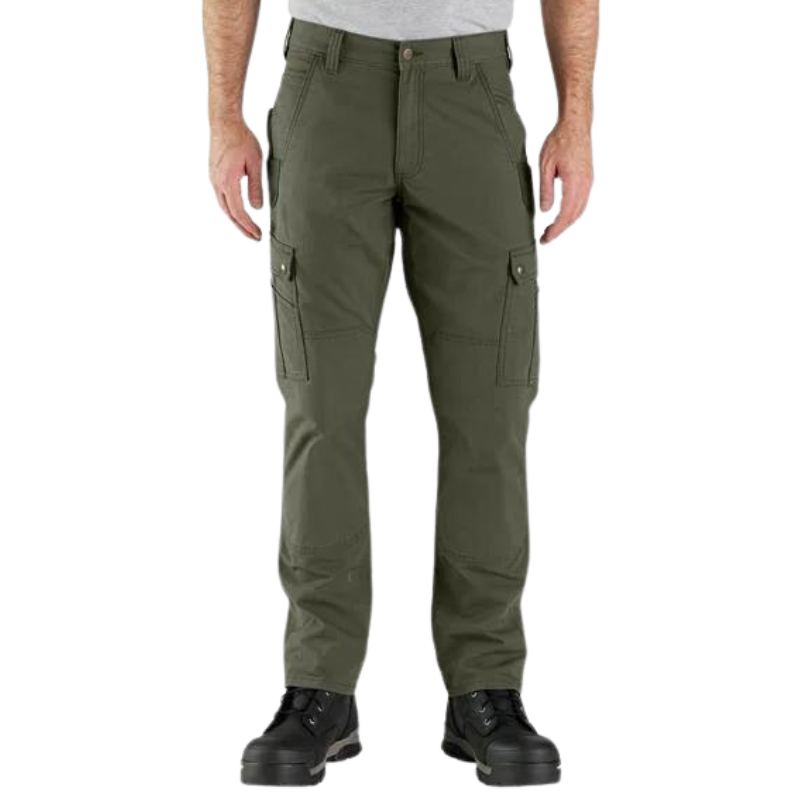 Rugged Flex Relaxed Fit Ripstop Cargo Work Pants | Basil