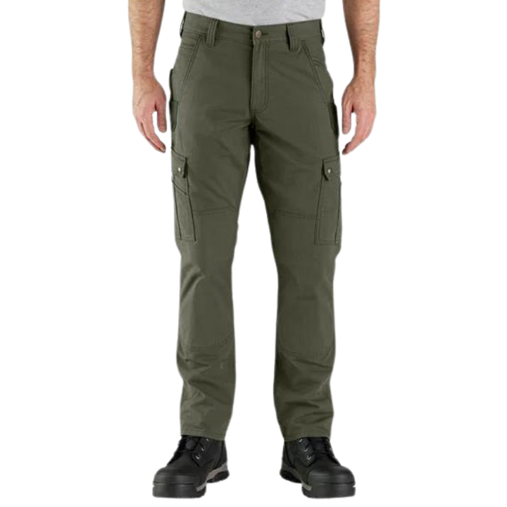 Rugged Flex Relaxed Fit Ripstop Cargo Work Pants | Basil