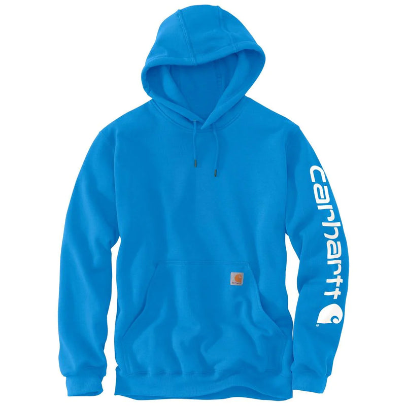 Carhartt Loose Fit Midweight Logo Sleeve Graphic Sweatshirt | Blue Glow