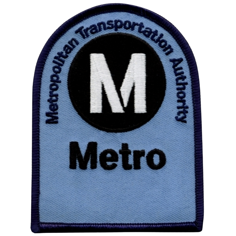 NY Metropoliltan Transportation Authority Shoulder Patch, 3X4"