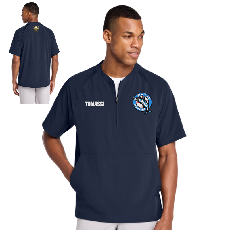 NY Marlins Baseball Cage Shirt | Navy or Royal