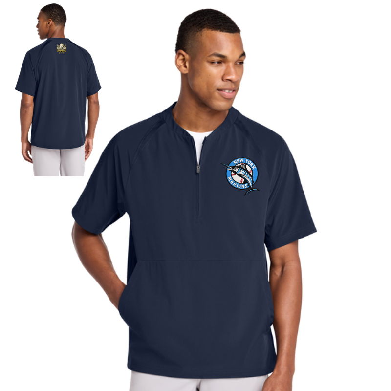 NY Marlins Baseball Cage Shirt | Navy or Royal