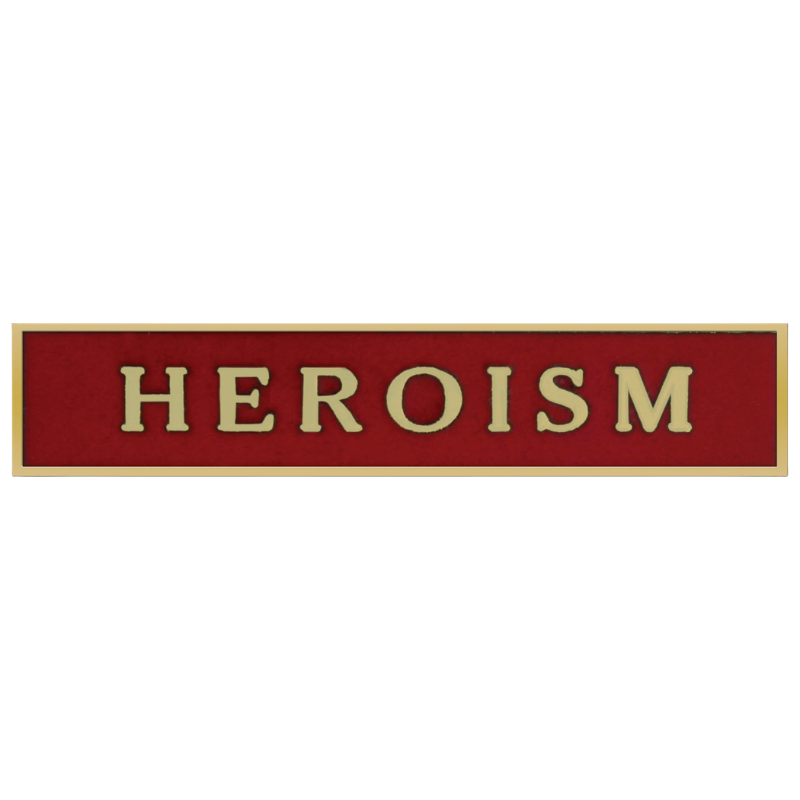 Heroism Breast Bar |  Red/Gold
