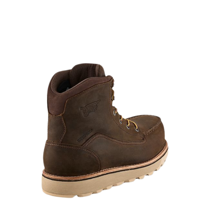 Men's 6" Traction Tred Lite 02475 Waterproof Insulated Non-Metallic Toe Boot | Brown