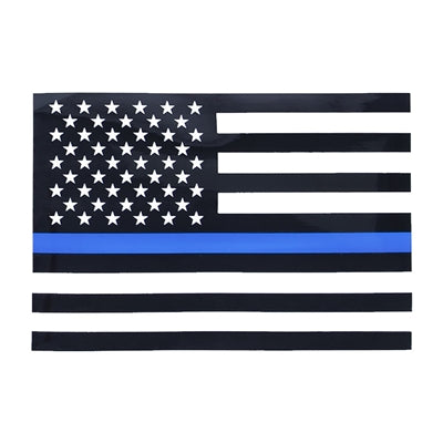 Rothco Transparent Thin Blue Line Flag Decal
