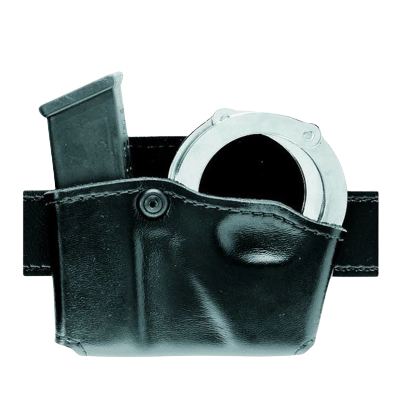 Open Top Magazine And Handcuff Pouch | Black