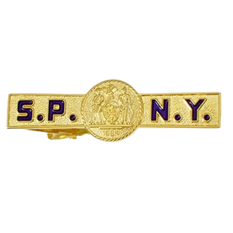 New York State Police Tie Bar with Seal | Gold