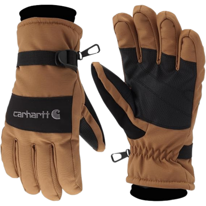 Waterproof Insulated Knit Cuff Glove | Black &amp; Brown/Black