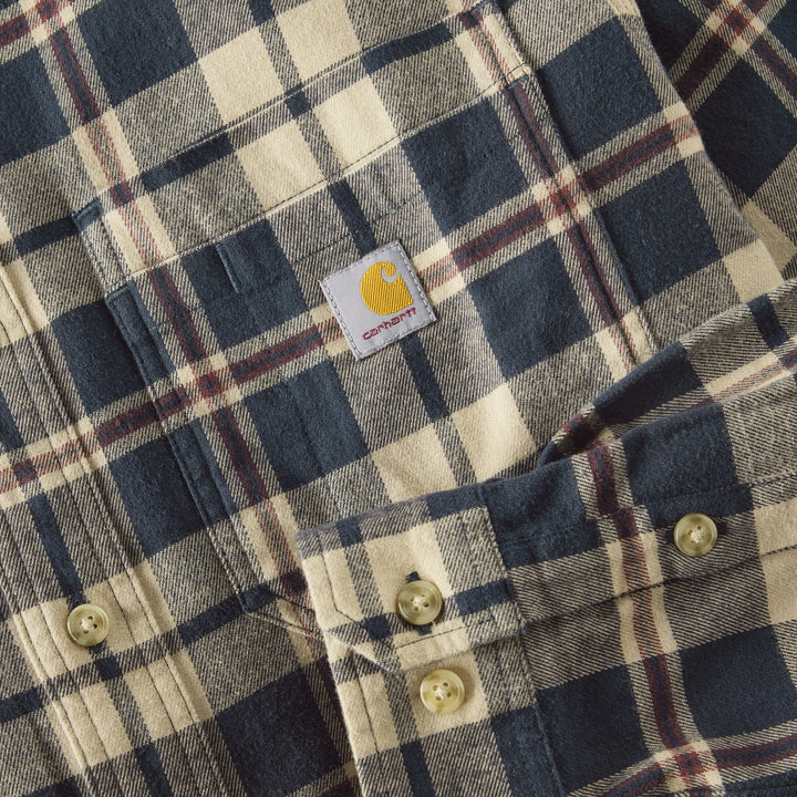 Hamilton Relaxed LS Plaid Shirt | Navy