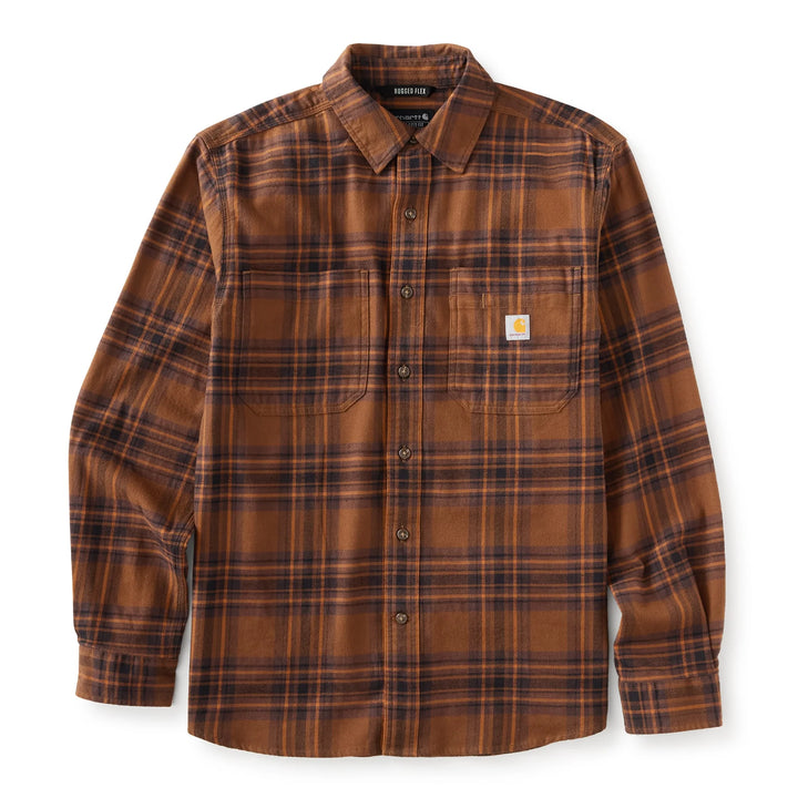 Hamilton Relaxed LS Plaid Shirt - Red Duck