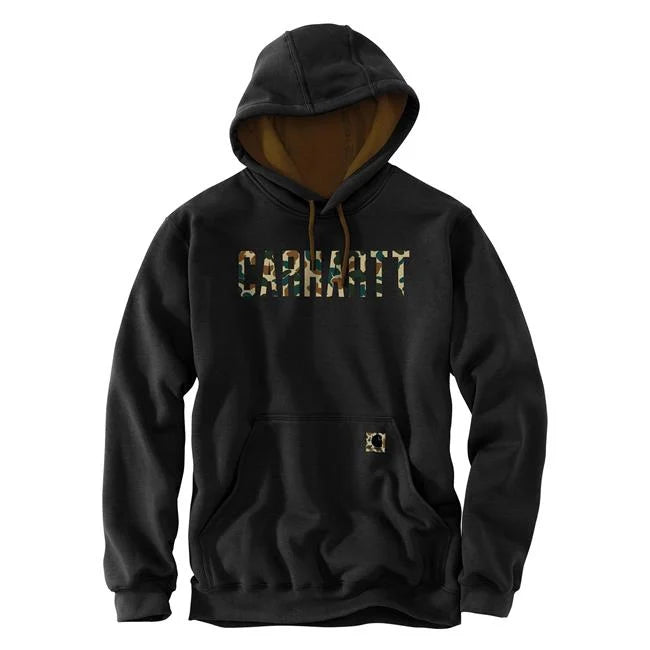 Carhartt - Loose Fit Midweight Camo Logo Graphic Sweatshirt | Black