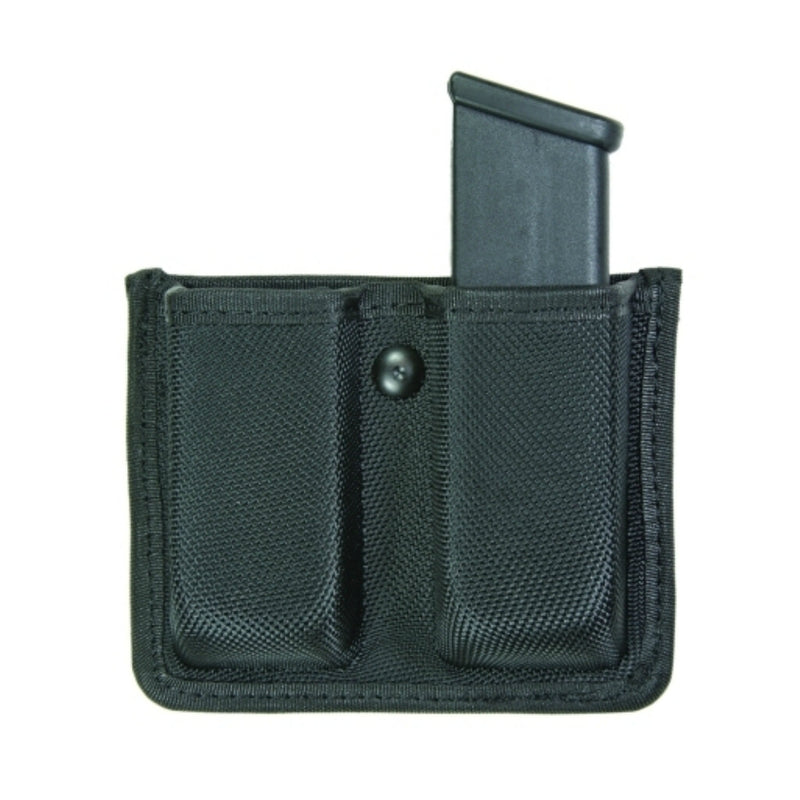 Double Mag Case Open | Large | Velcro Loop Molded Case | Ballistic Nylon | Black