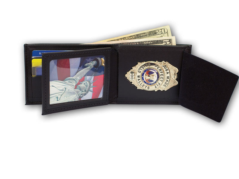 Bifold Wallet with Money Pocket - 6 CC Slots and Flipping ID 107
