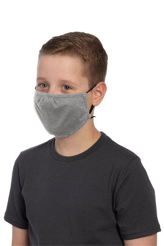 Youth 3 Ply Cotton Face Mask with adjustable ear loops. | Multiple colors (customization available)