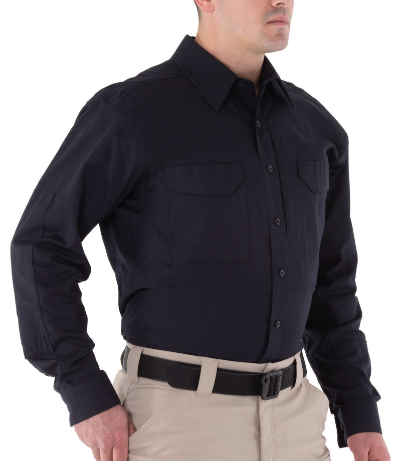 V2 Tactical Long Sleeve Shirt in Navy, Black , Grey & White